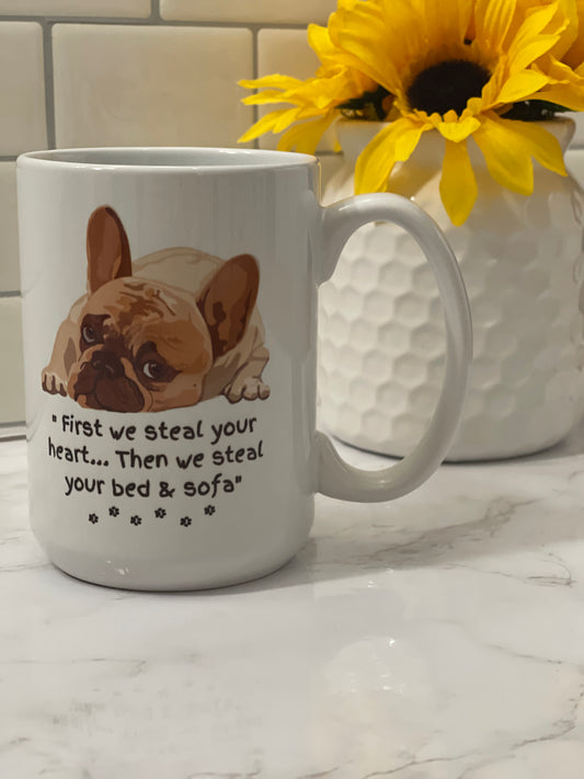 First we steal your heart coffee mug